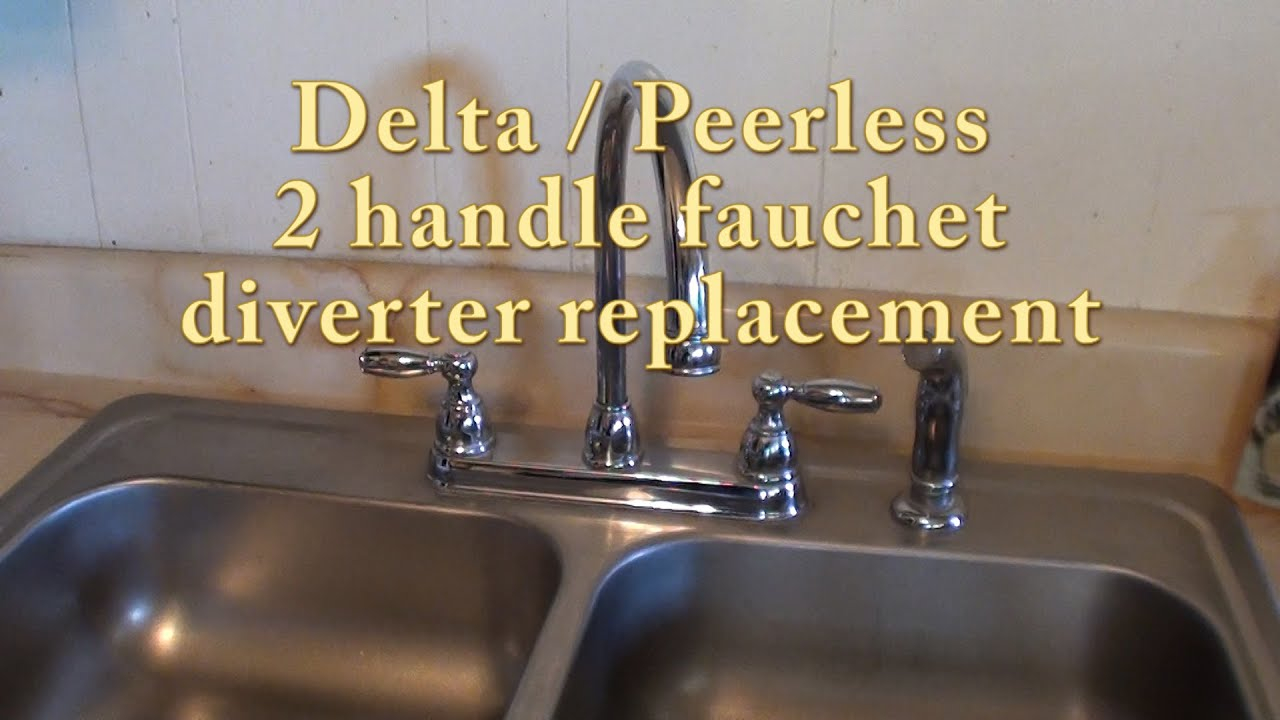 Peerless Kitchen Faucet Parts Diagram Delta Peerless 2 Handle Faucet Diverter Replacement Rp41702