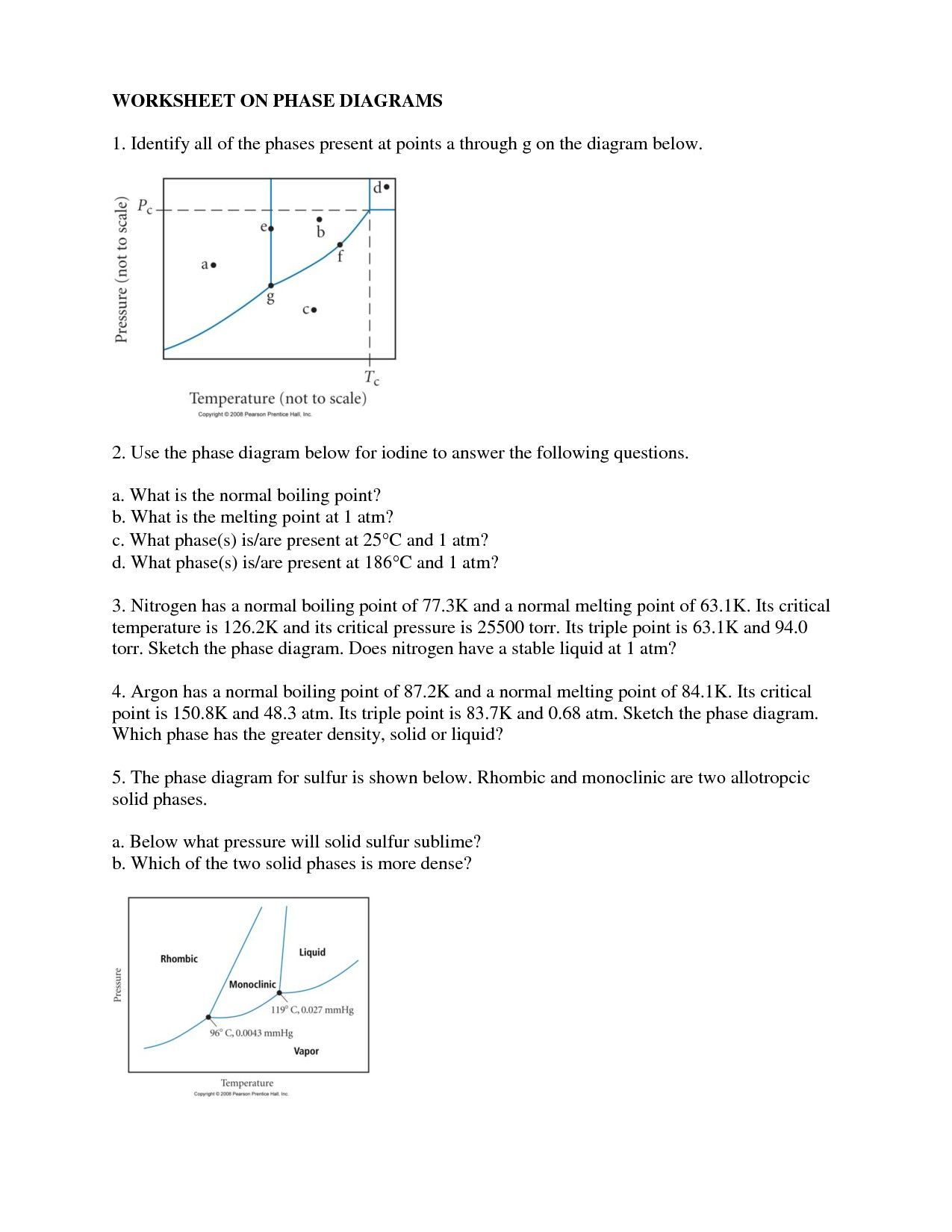 Phase Diagram Worksheet Endothermic And Exothermic Reaction Worksheet Answers Briefencounters