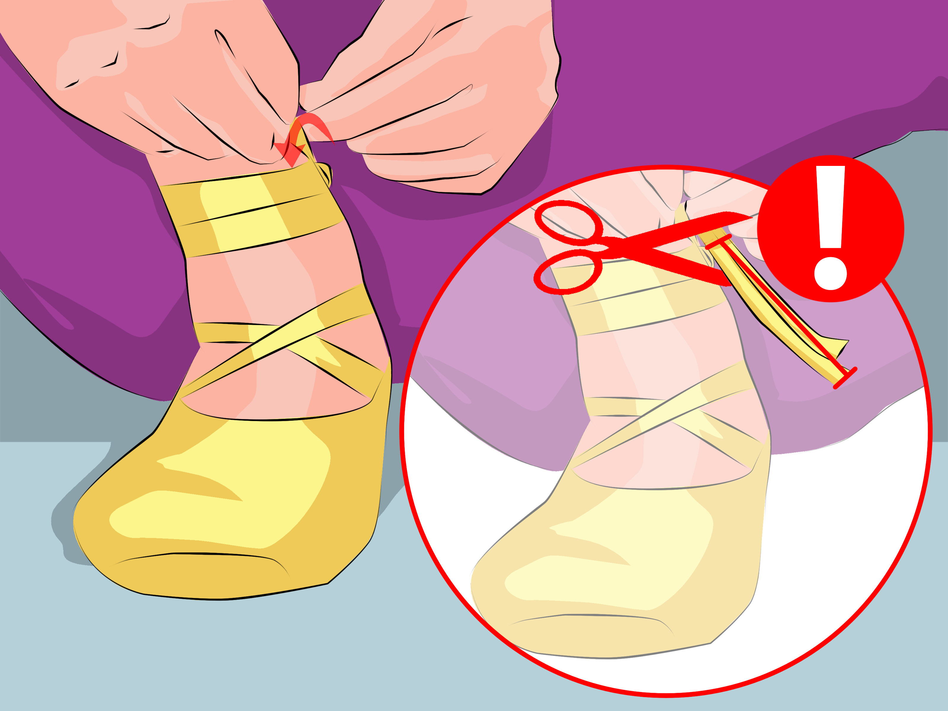 Pointe Shoe Diagram How To Tie Pointe Shoes 6 Steps With Pictures Wikihow
