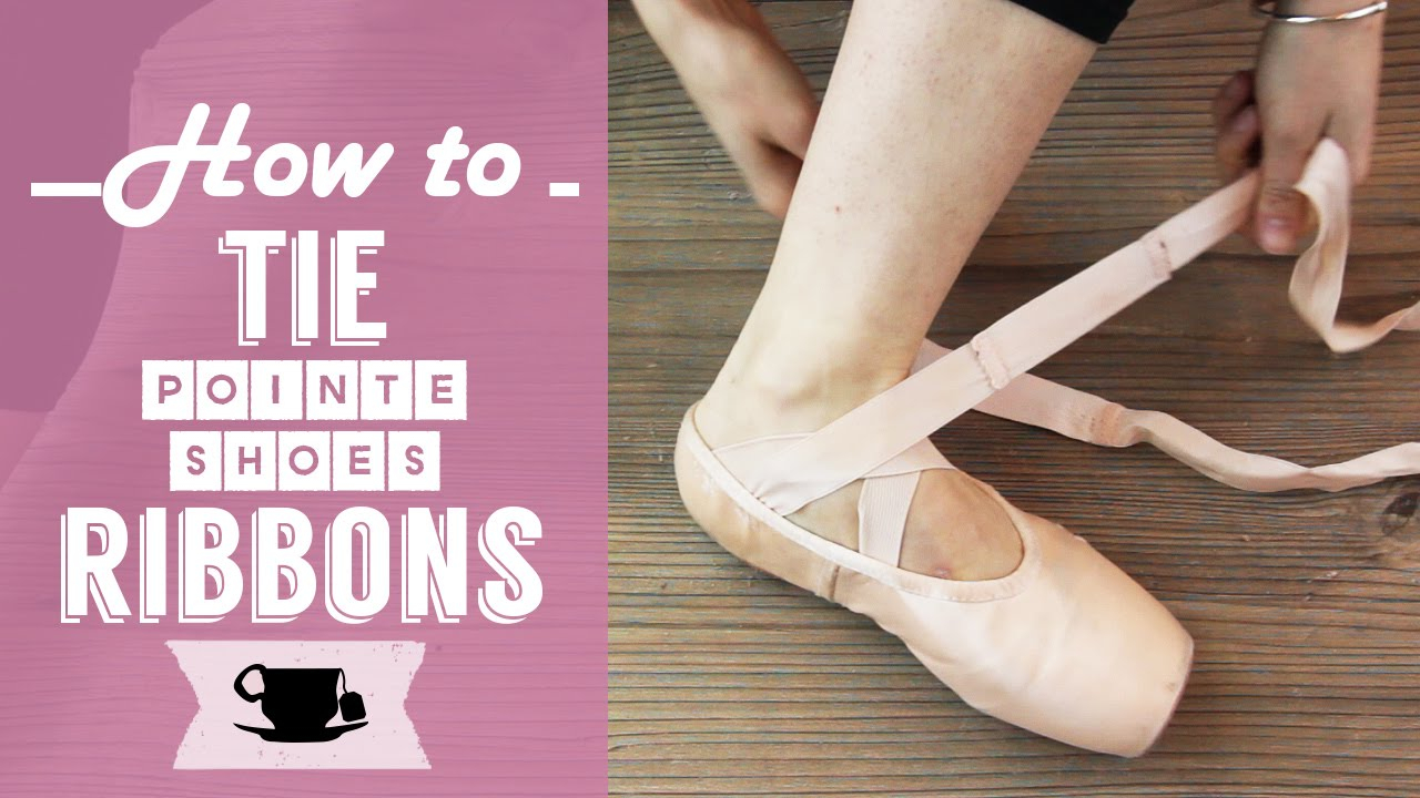 Pointe Shoe Diagram How To Tie Pointe Shoes Ribbons Lazy Dancer Tips