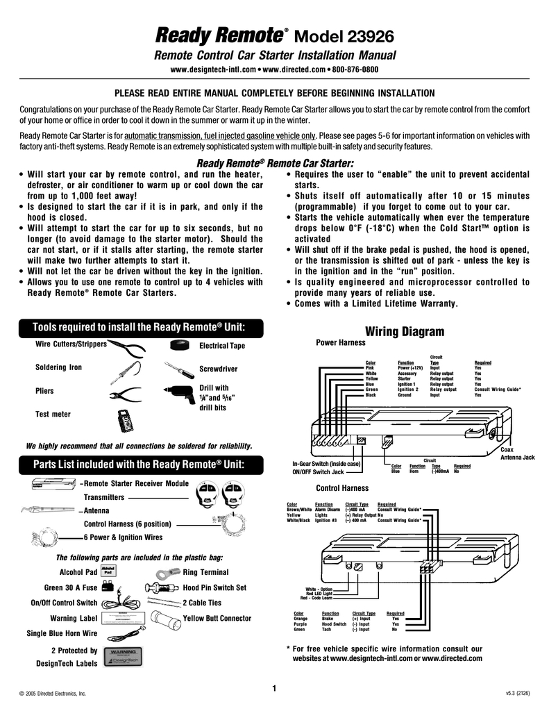 Ready Remote Wiring Diagram Wiring Diagram For Ready Remote 1 Wiring Diagram Source