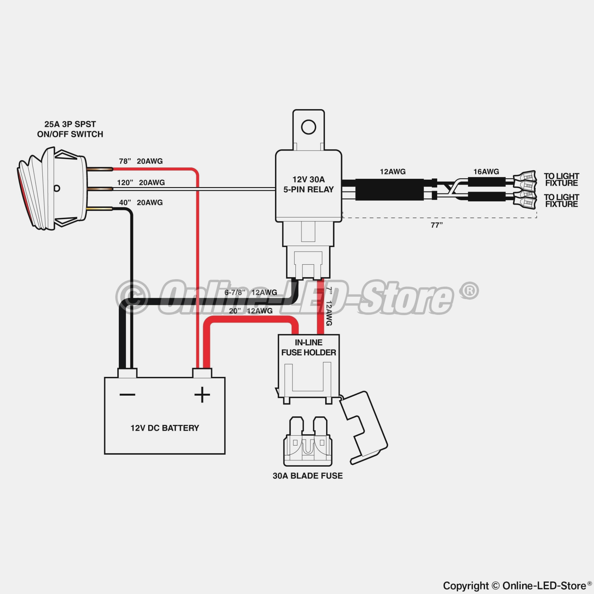 Relay Wiring Diagram Led Wiring Harness Diagram Wiring Diagram Section