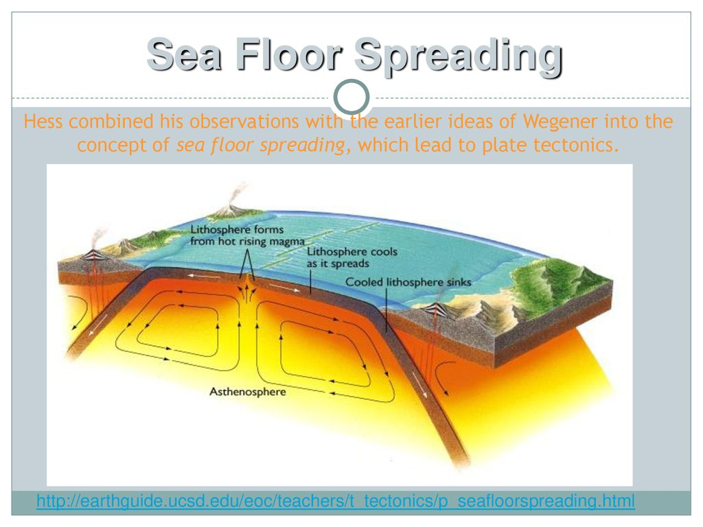 Sea Floor Spreading Diagram Continental Drift And Seafloor Spreading Notes Ppt Download