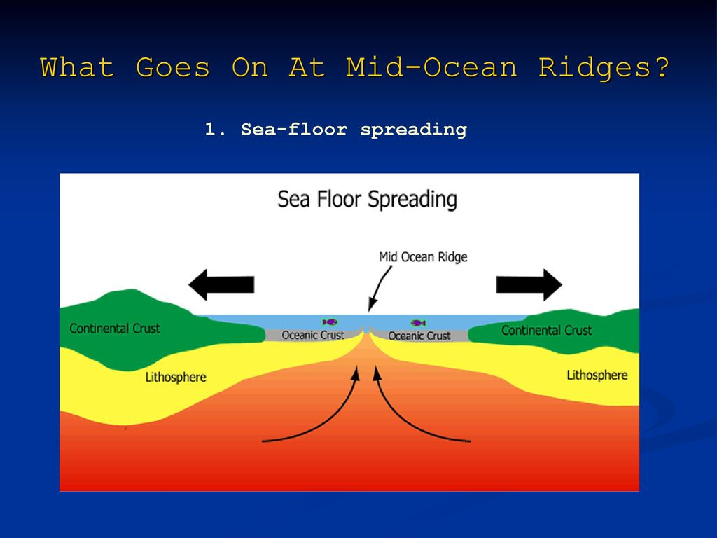 Sea Floor Spreading Diagram Sea Floor Spreading Ppt Download