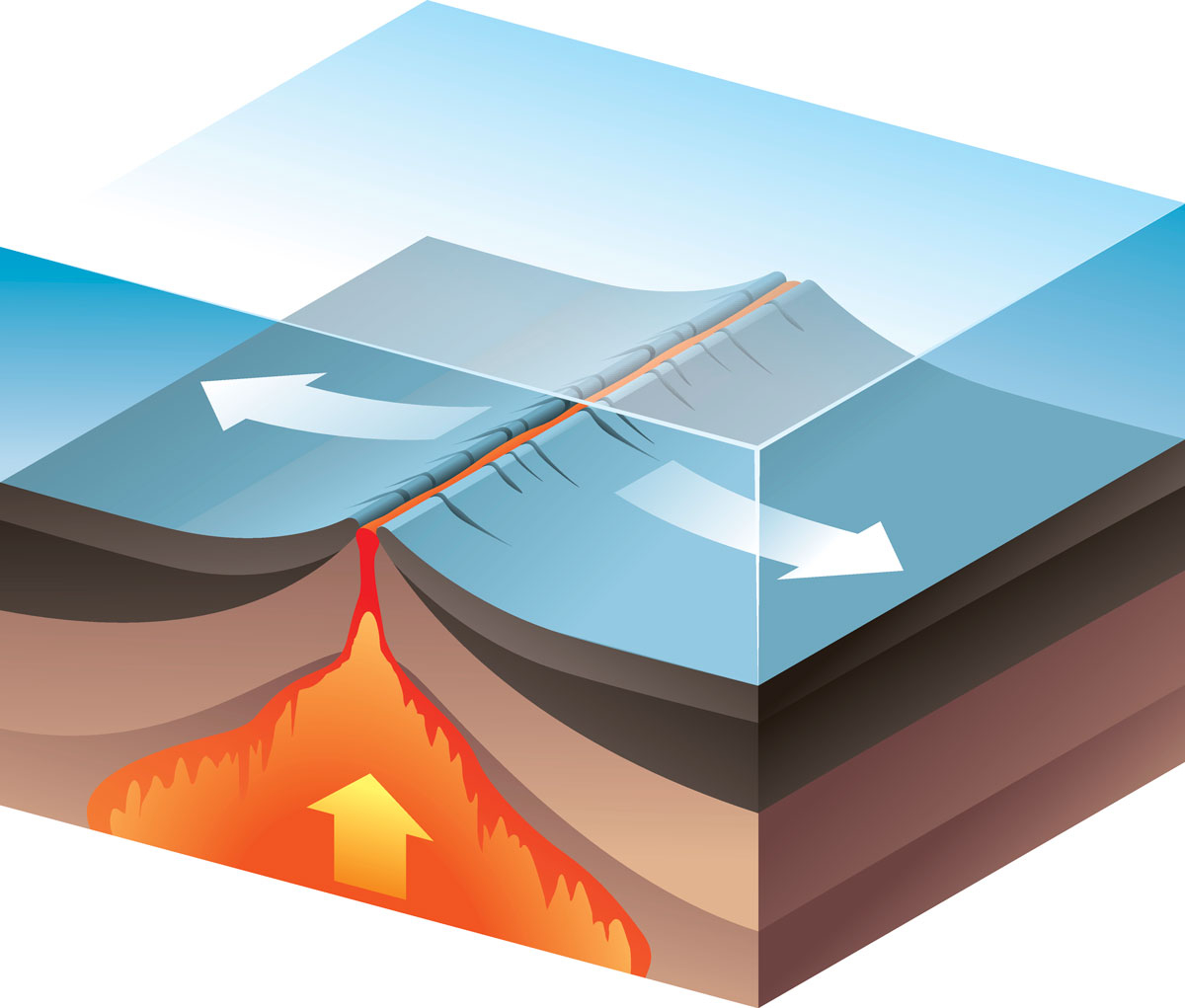 Sea Floor Spreading Diagram Seafloor Spreading And Subduction Science Games Legends Of Learning