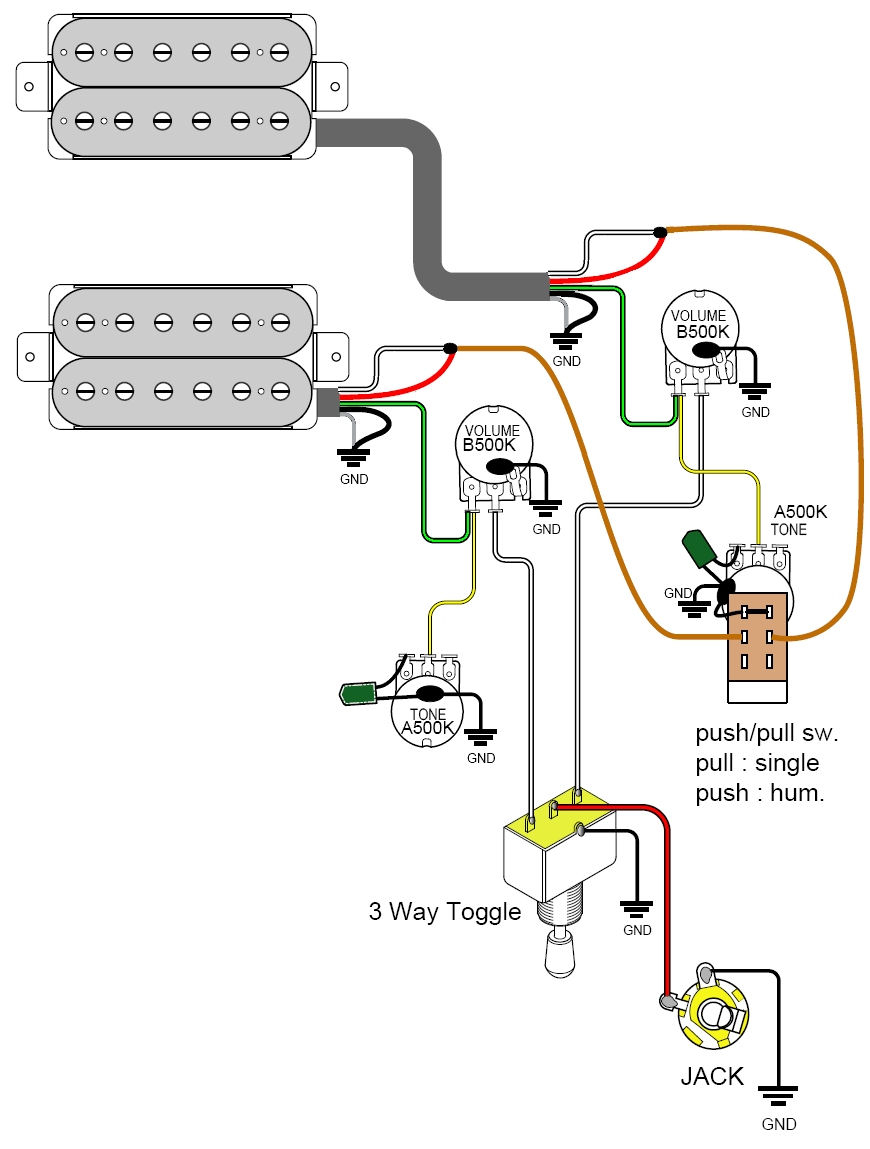 Series Wiring Diagram Out Of Phase And Series Wiring Problem 2 Push Pulls Mylespaulcom