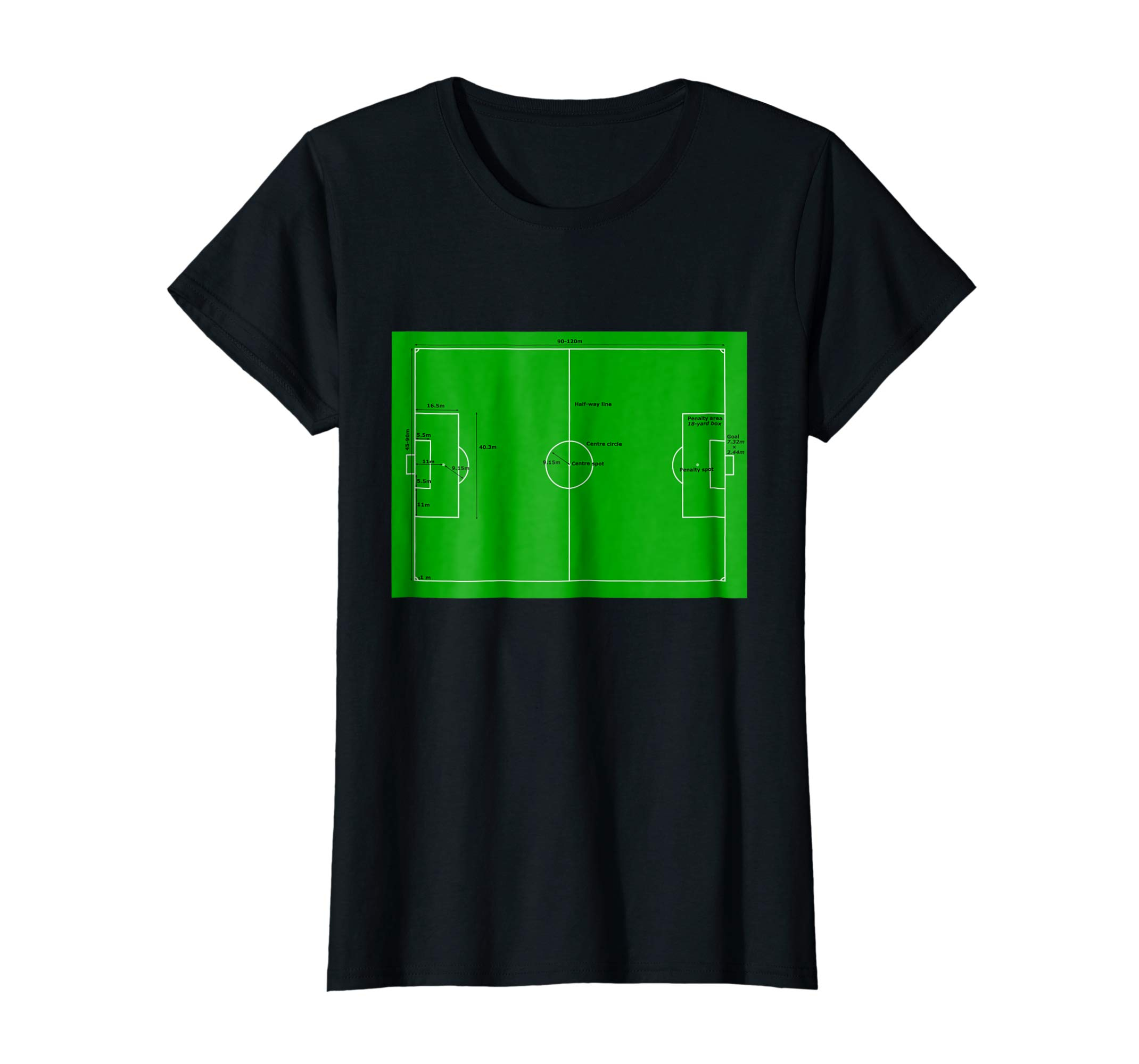 Soccer Field Diagram Amazon Soccer Field Diagram Lines Shirt Clothing