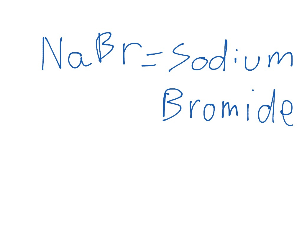Sodium Electron Dot Diagram Sodium Bromide Science Chemistry Showme