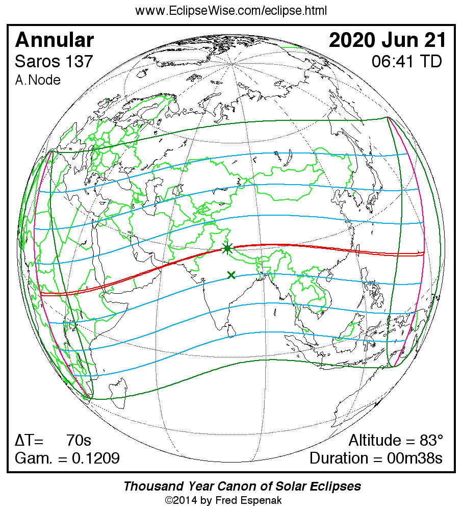 Solar Eclipse Diagram Eclipsewise Annular Solar Eclipse Of 2020 Jun 21