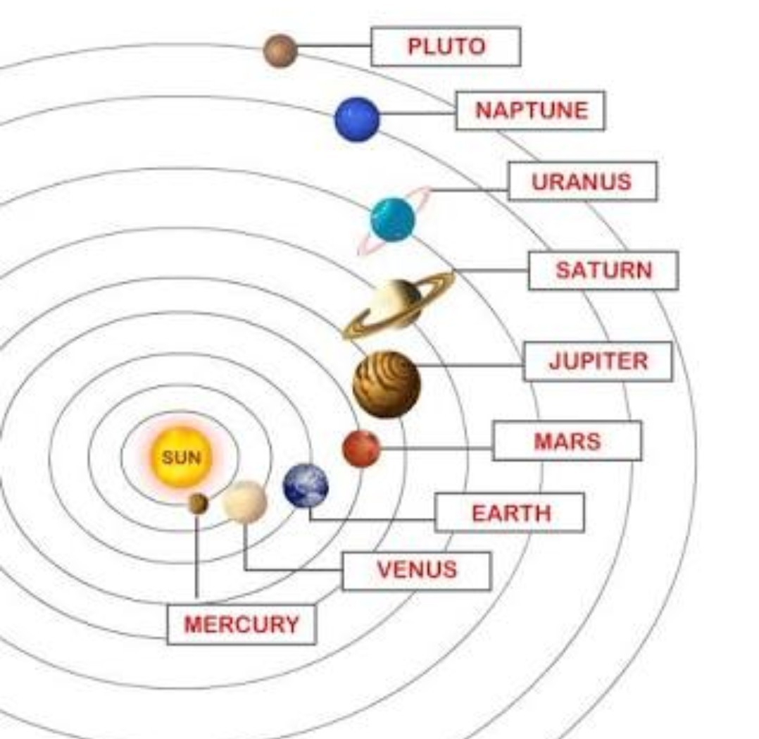 Solar System Diagram Neat Label Of Diagram Of Solar System Brainlyin