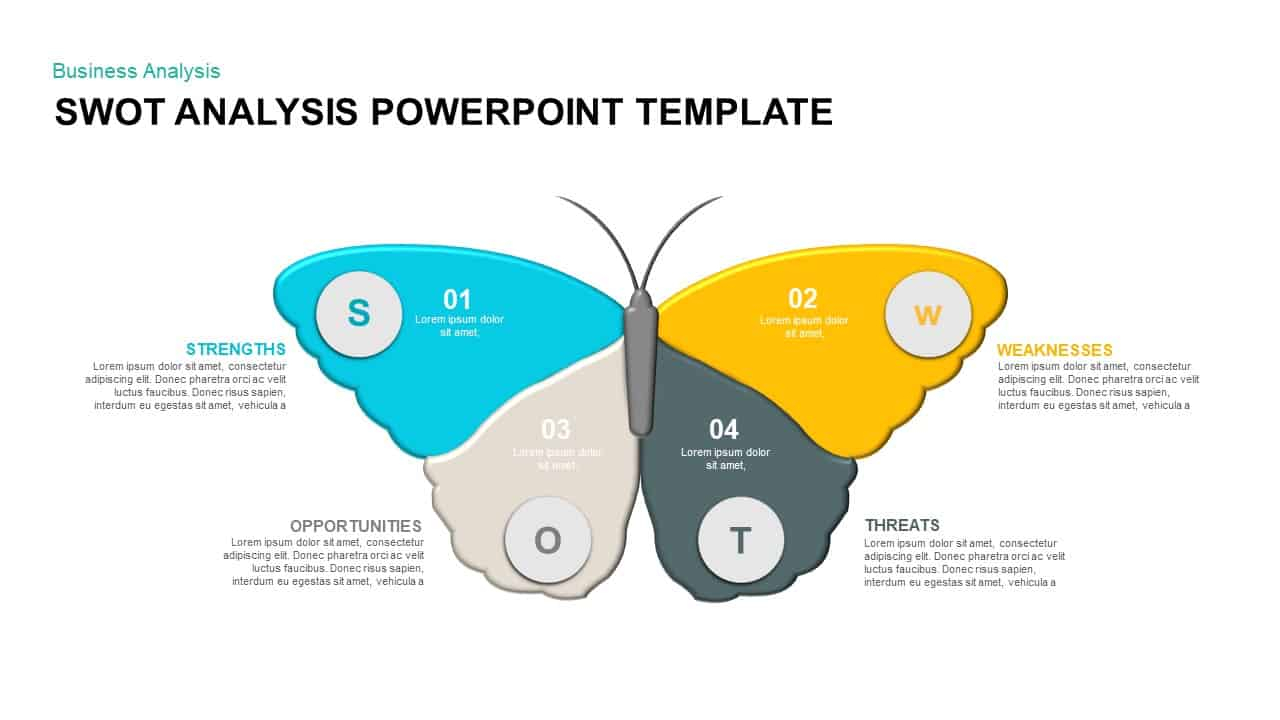 Swot Analysis Diagram Swot Analysis Diagram Template For Powerpoint Keynote