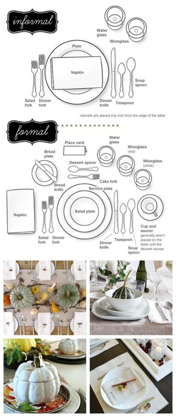 Table Setting Diagram How To Set Your Formal And Informal Table Todays Creative Life
