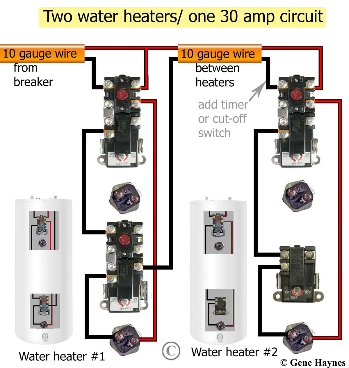 Thermostat Wiring Diagram Wiring A Water Heater Thermostat Today Diagram Database