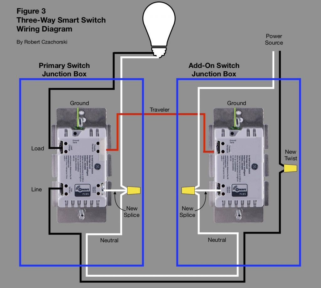Three Way Switch Wiring Diagram Three Way Smart Switch Wiring Smart Home Czar
