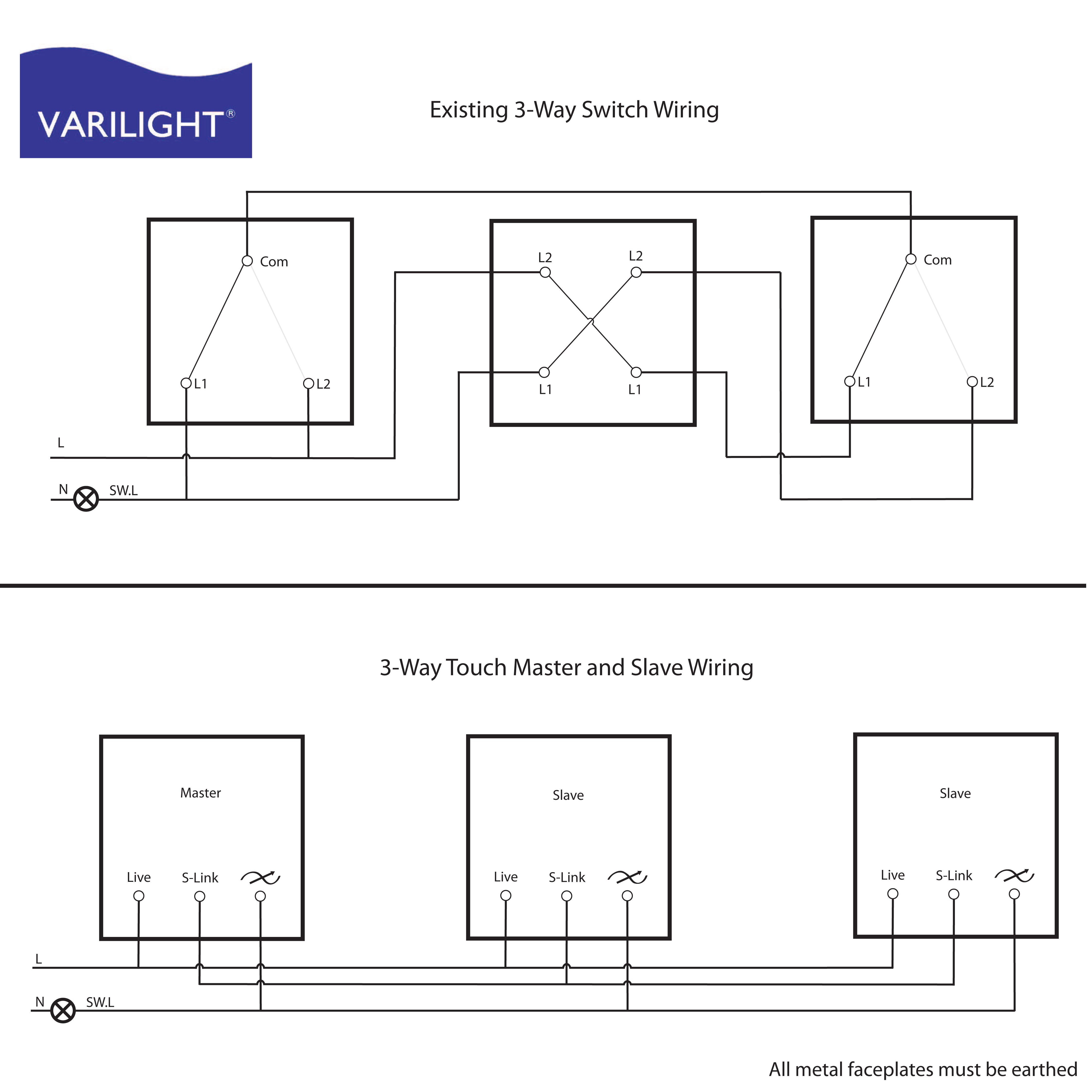 Three Way Switch Wiring Diagram Varilight Wiring Diagrams