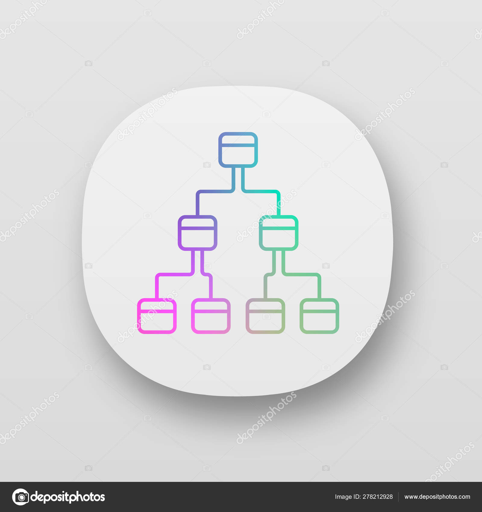 Tree Diagram Maker Tree Diagram App Icon 3 Space Ring Hierarchical System Node Link