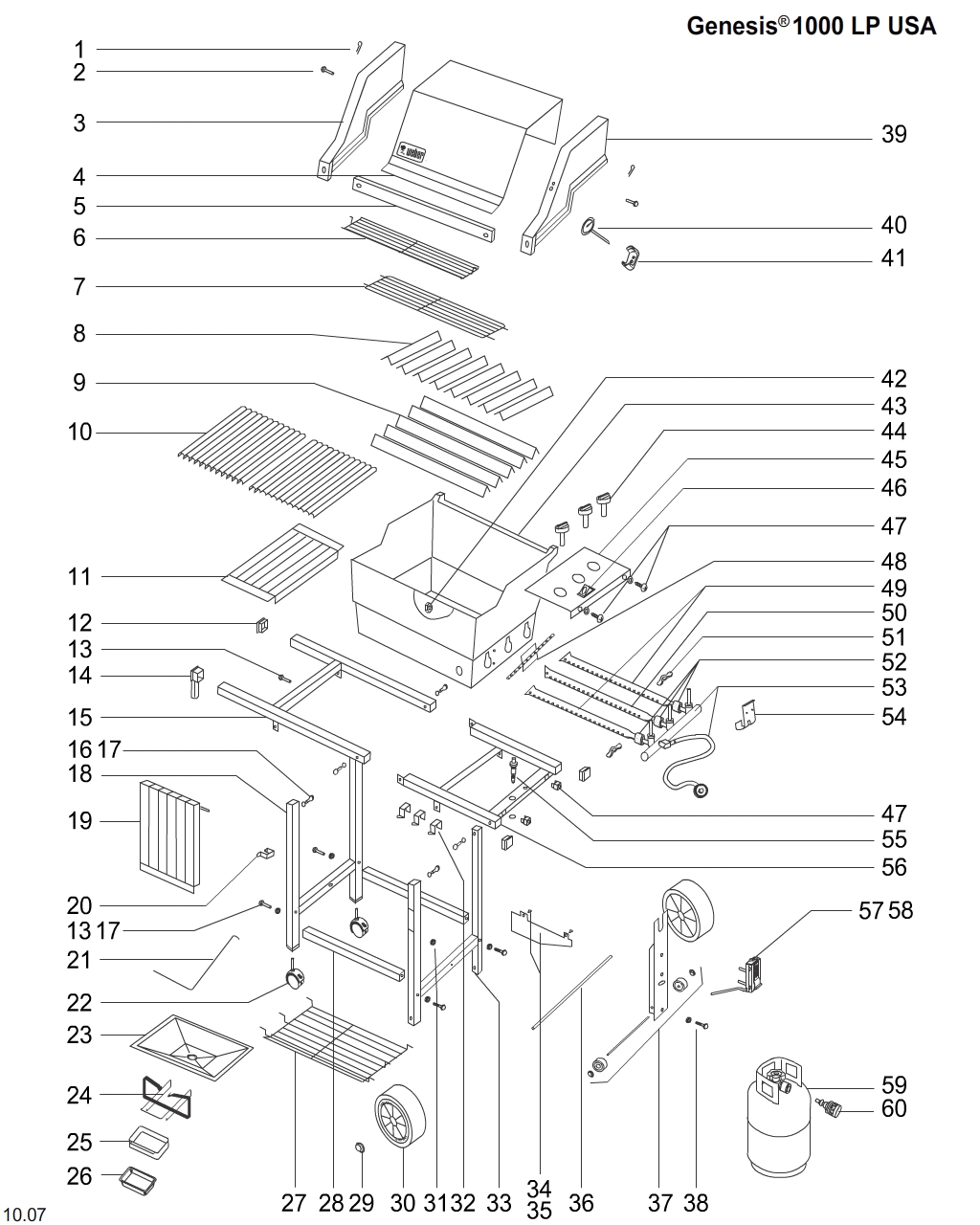 Weber Genesis Parts Diagram Gas Grill Wiring Diagram Wiring Diagrams Show