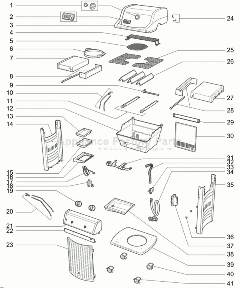Weber Genesis Parts Diagram Weber 46113101 Parts Bbqs And Gas Grills