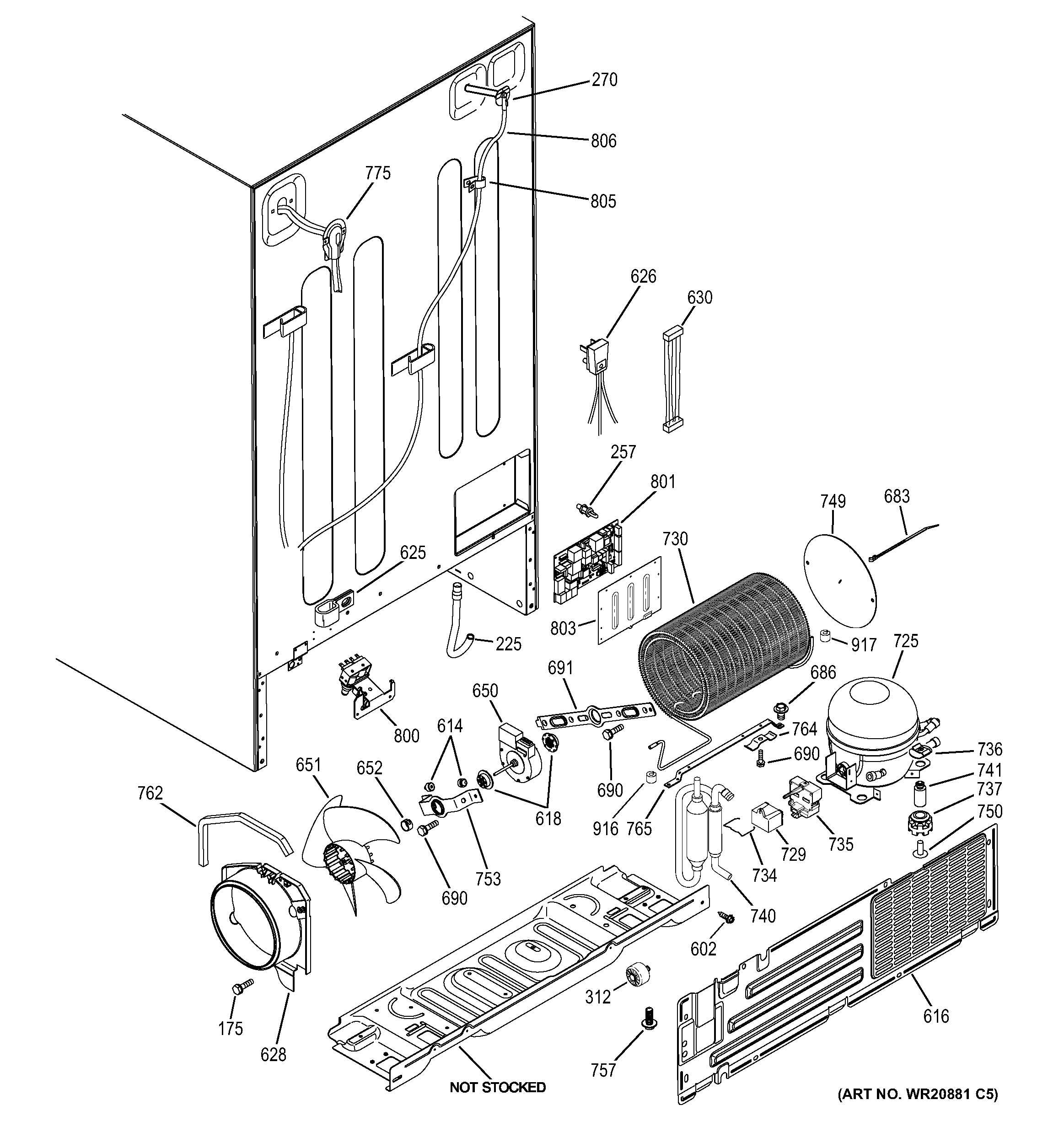 Whirlpool Refrigerator Parts Diagram Diagram Refrigerator Wiring Whirlpool Et4wskyk00 Wiring Diagram