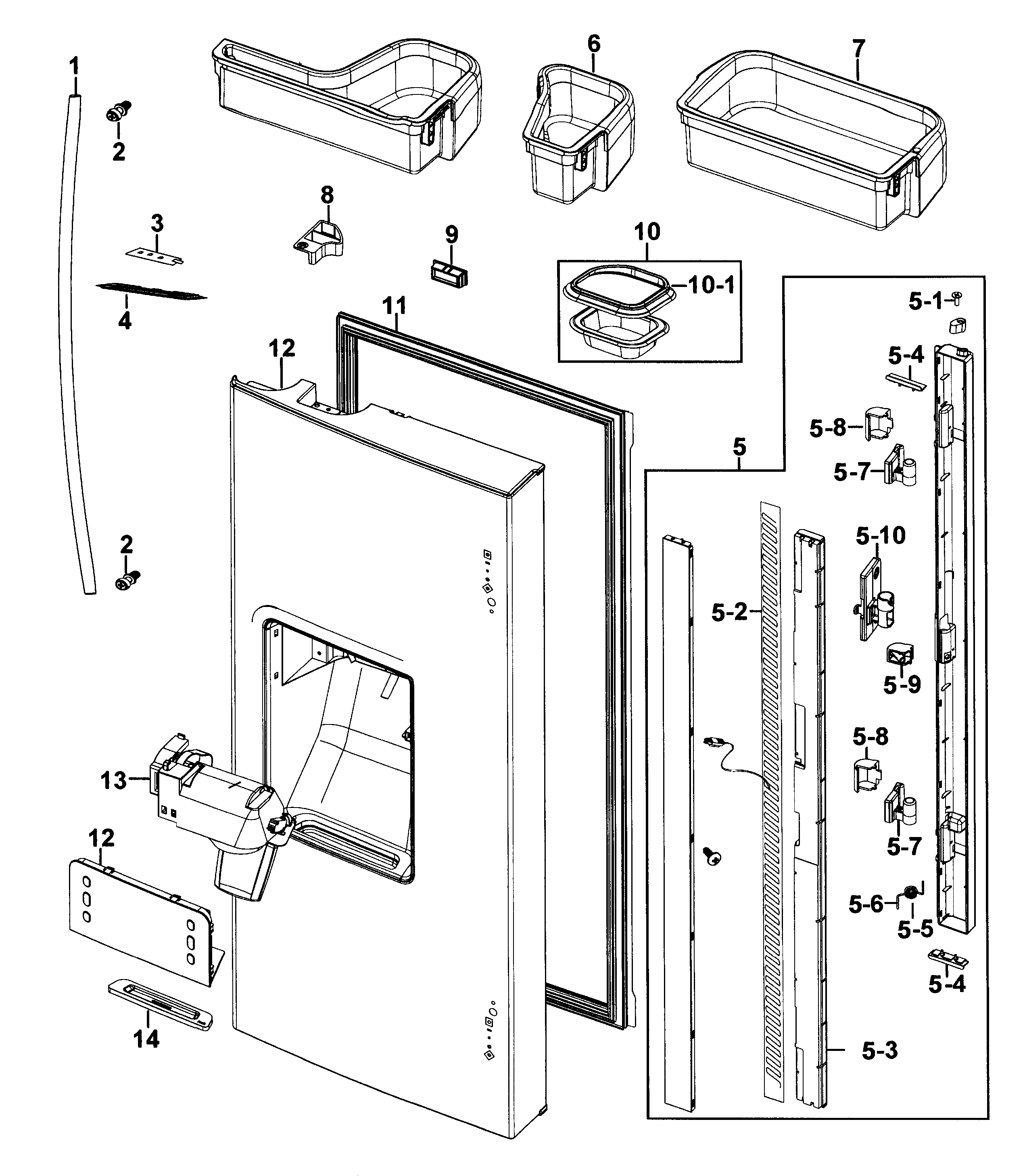 Whirlpool Refrigerator Parts Diagram Samsung Refrigerator Parts Diagram Wiring Diagram Library